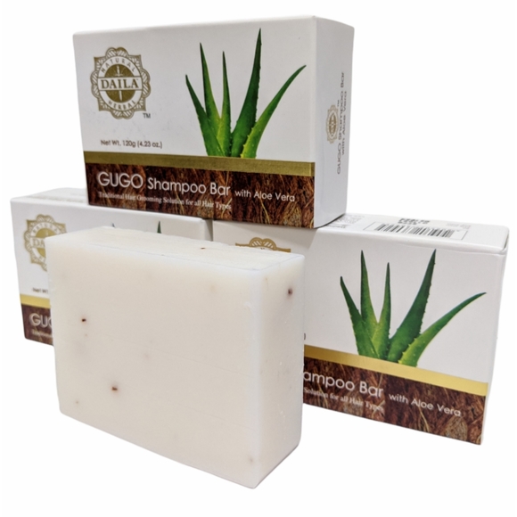 4 Pcs. Daila Herbal Gugo & Aloe Vera Shampoo Bars - Picture 4 of 4